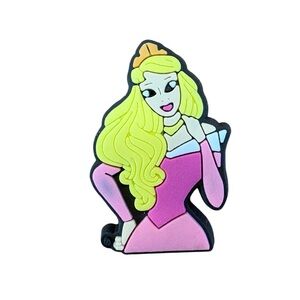 Sleeping Beauty Princess Aurora Croc Charm